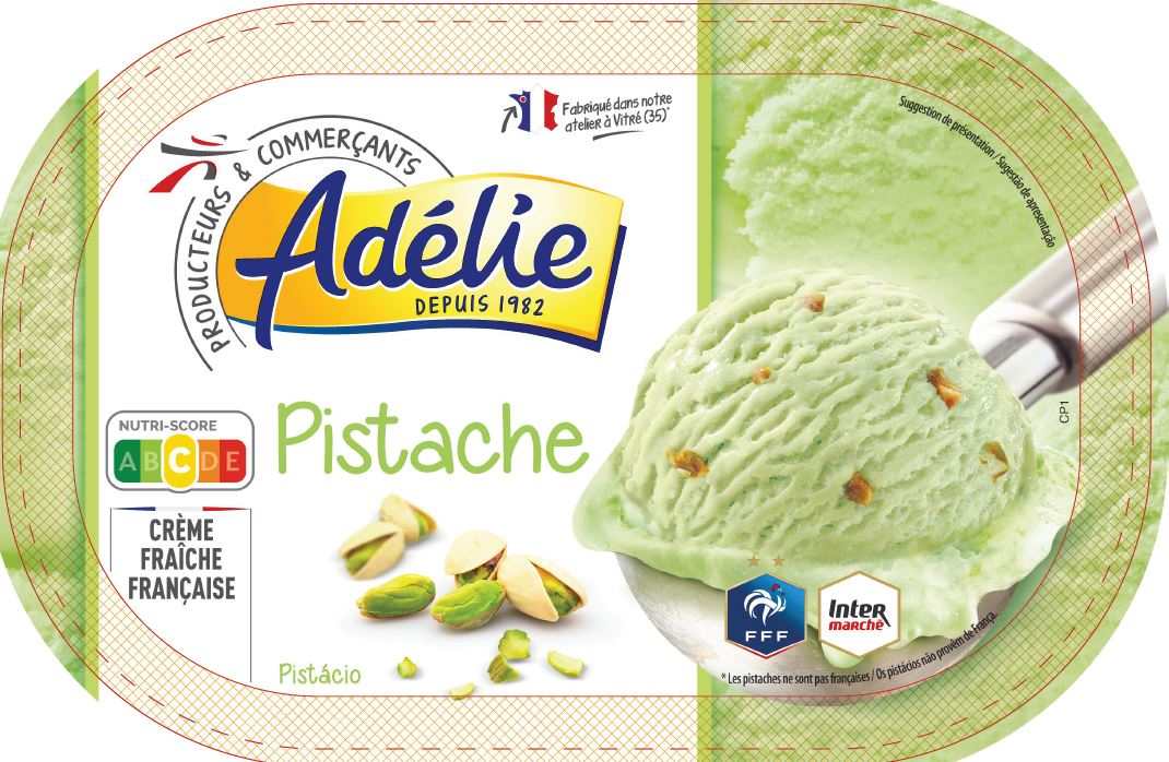 Adelie 1l (fff) pistache : photo du produit rappelé le 11/06/2021