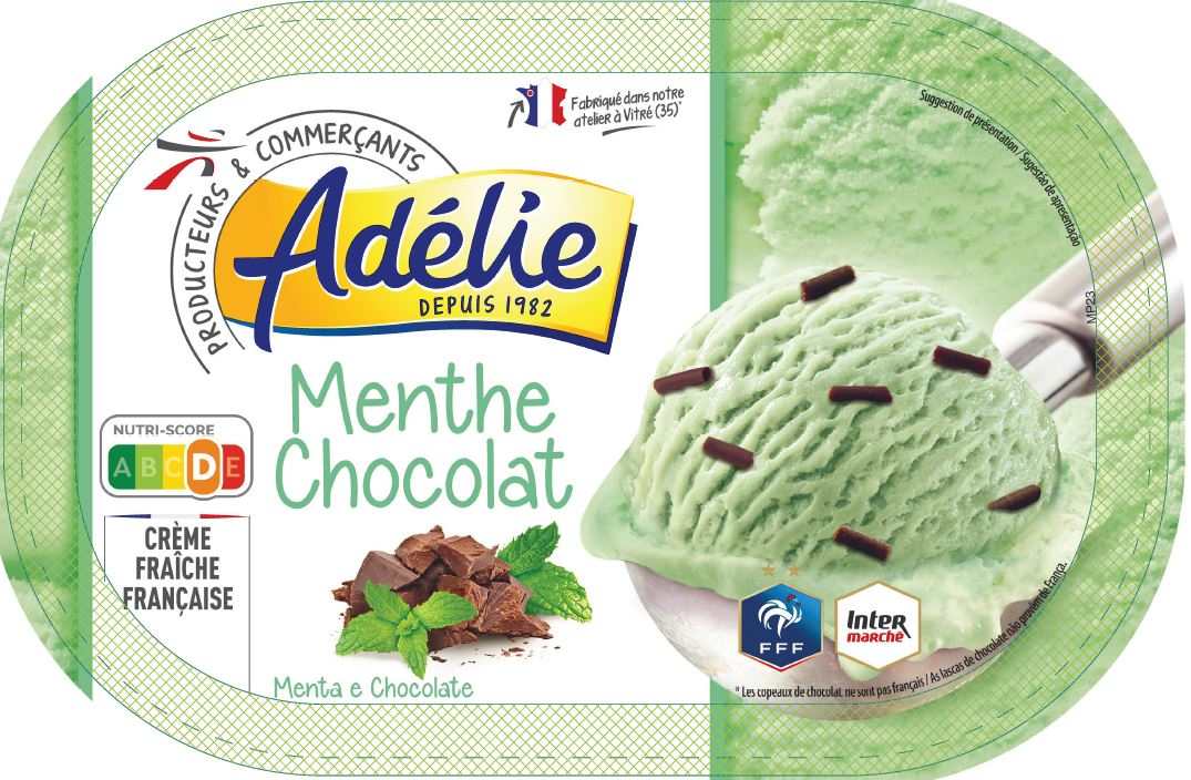 Adelie 1l menthe chocolat : photo du produit rappelé le 05/01/2022