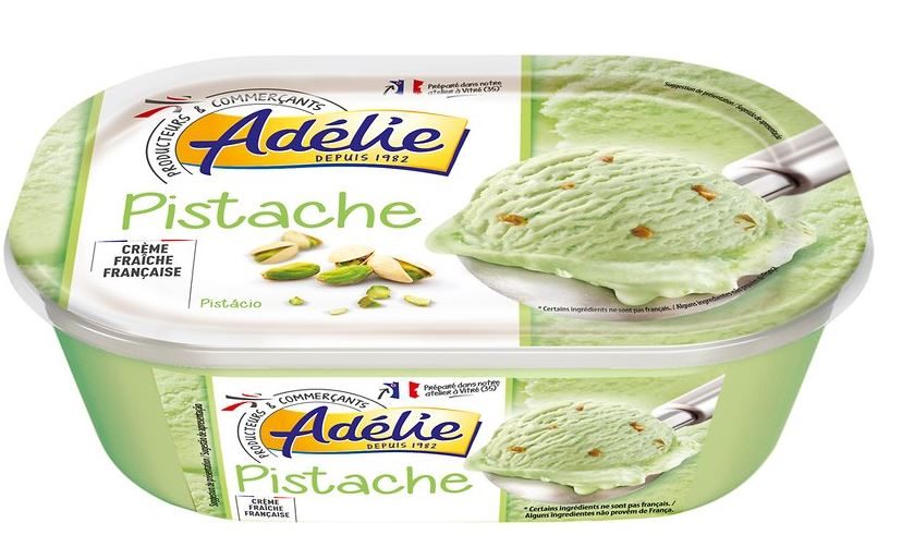 Adelie 1l pistache : photo du produit rappelé le 30/11/2021