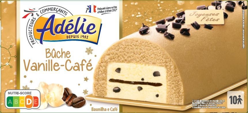 Adelie buche 1l vanille - cafe : photo du produit rappelé le 29/07/2021