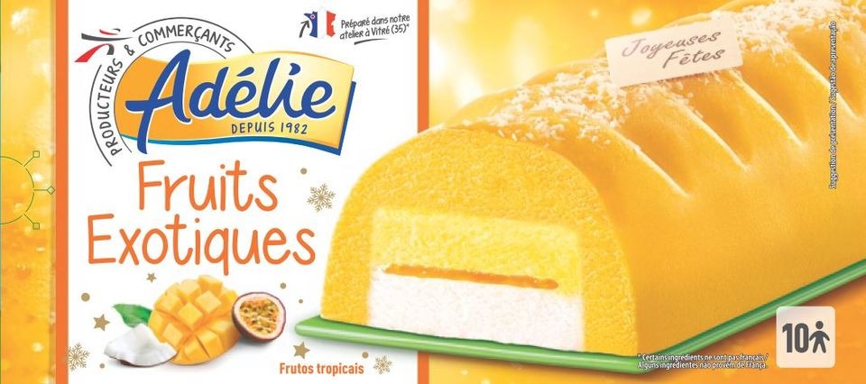 Adelie buche 3d 1l fruits exotiques : photo du produit rappelé le 29/07/2021