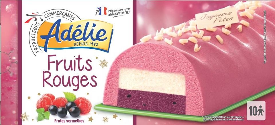 Adelie buche 3d 1l fruits rouges : photo du produit rappelé le 29/07/2021