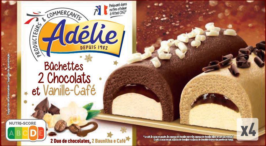 Adelie buchette 4x120ml cafe - chocolat : photo du produit rappelé le 29/07/2021