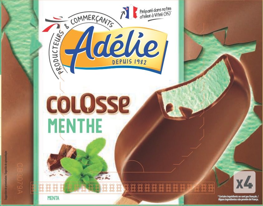 Adelie colosse 4x100ml menthe : photo du produit rappelé le 25/02/2022