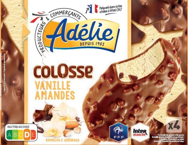Adelie colosse 4x120ml vanille amandes : photo du produit rappelé le 25/02/2022