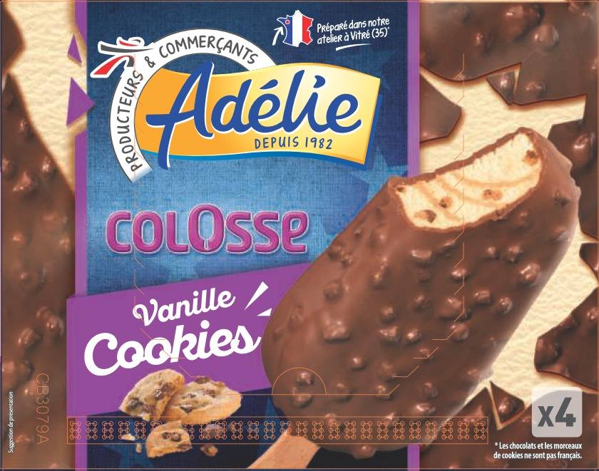Adelie colosse 4x80ml cookies : photo du produit rappelé le 25/02/2022