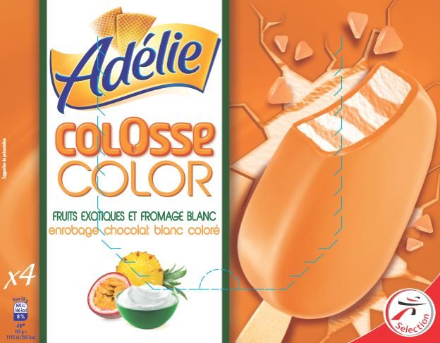 Adelie colosse colors 4x80ml fruits exotiques : photo du produit rappelé le 25/02/2022