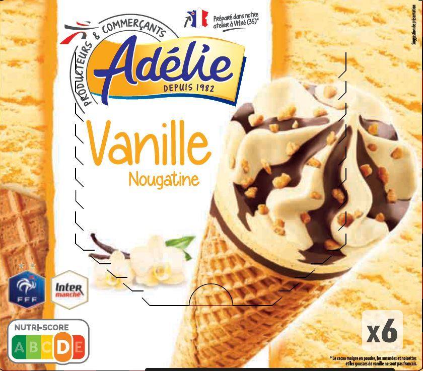 Adelie cone (fff) vanille 6x120ml : photo du produit rappelé le 29/07/2021