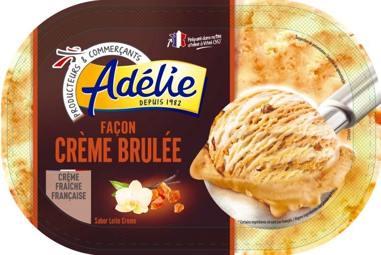Adelie facon creme brulee 0.9l : photo du produit rappelé le 29/07/2021