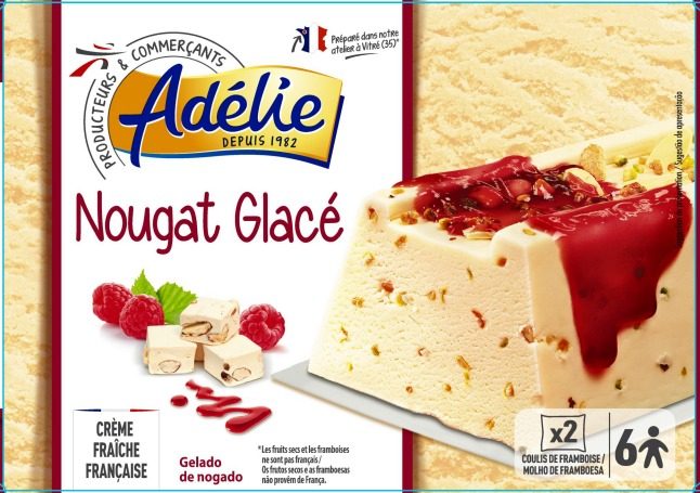 Adelie nougat glace : photo du produit rappelé le 30/07/2021