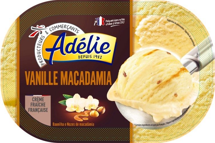 Adelie vanille macadamia 0.9l : photo du produit rappelé le 29/07/2021