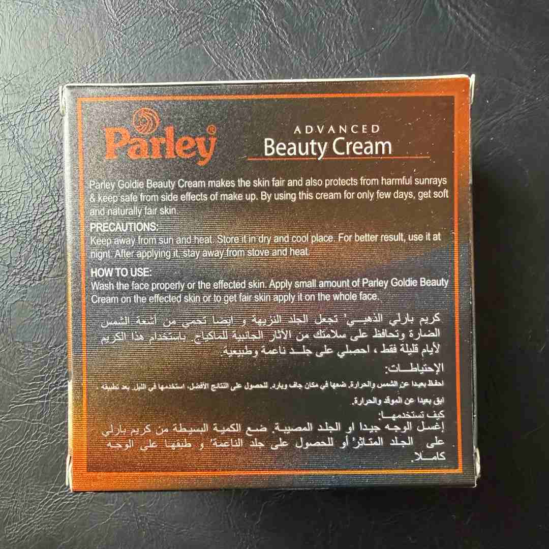 Advanced beauty cream - pearl shine - parley goldie : photo 3 sur 3 du produit rappelé le 28/08/2026