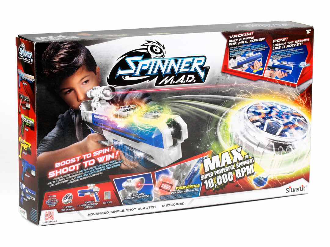 Advanced single shot blaster Spinner M.A.D : photo du produit rappelé le 04/01/2022