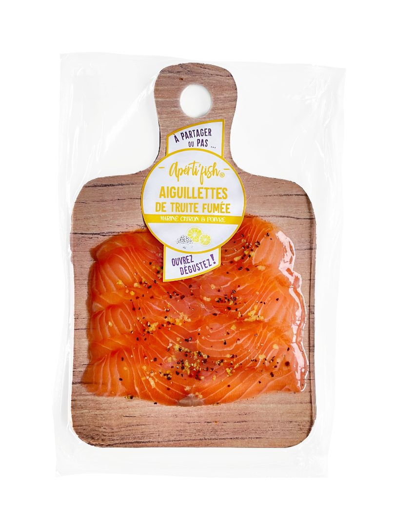 Aiguillettes truite fumée citron poivre Aperti'fish : photo du produit rappelé le 24/02/2026