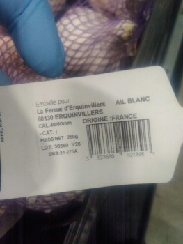 Ail blanc simpl, filet 250 g : photo du produit rappelé le 01/08/2025