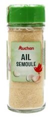 Ail semoule 55g Auchan : photo du produit rappelé le 22/08/2025
