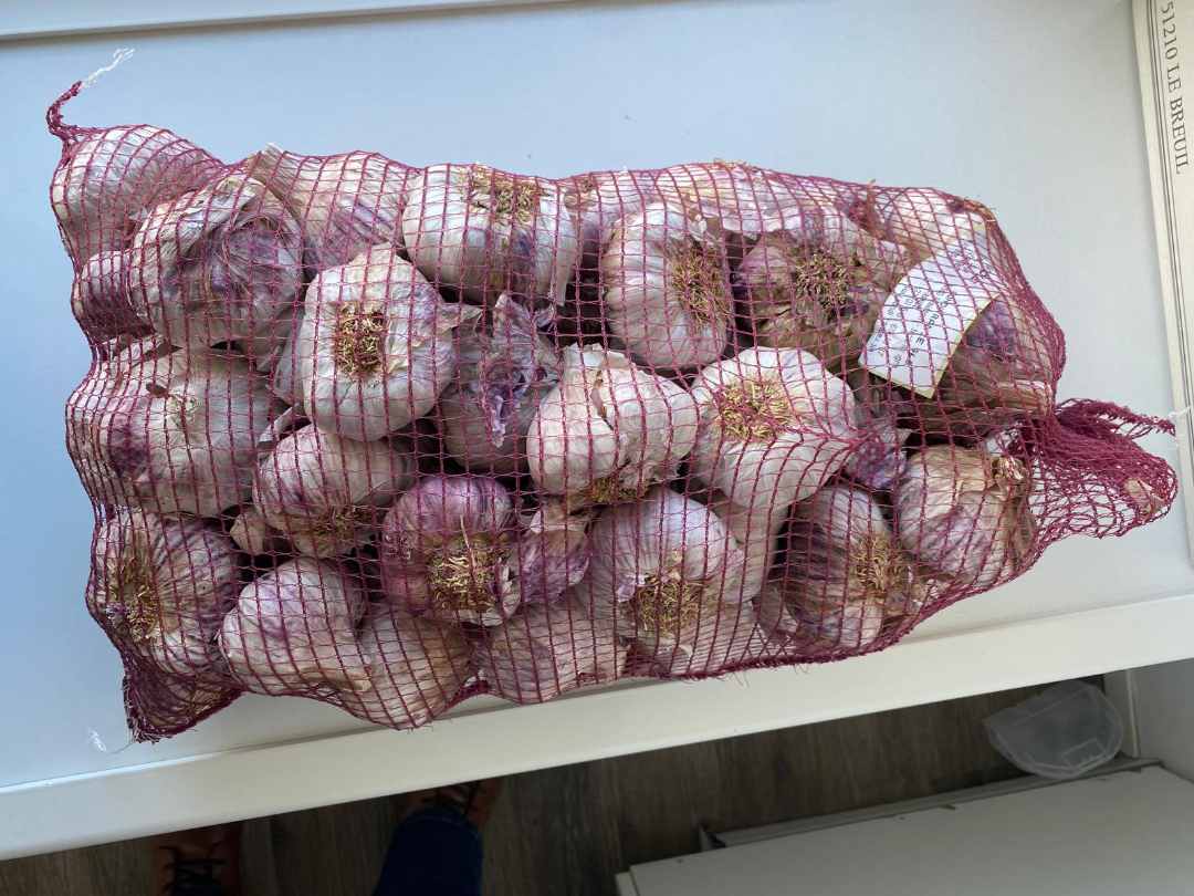 Ail violet en vrac : photo du produit rappelé le 17/10/2025