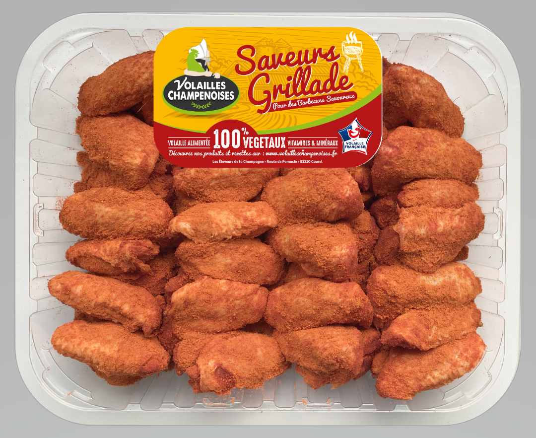 Aile de poulet Volailles Champenoises : photo 2 sur 5 du produit rappelé le 13/08/2022