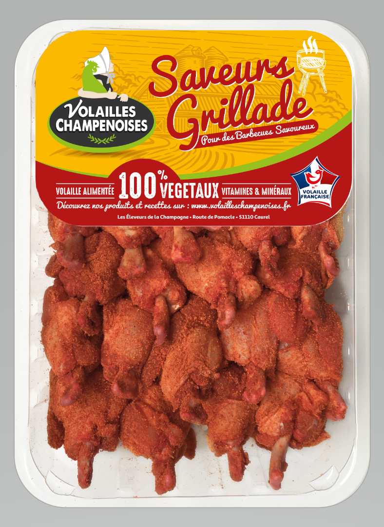 Aile de poulet Volailles Champenoises : photo 5 sur 5 du produit rappelé le 13/08/2022
