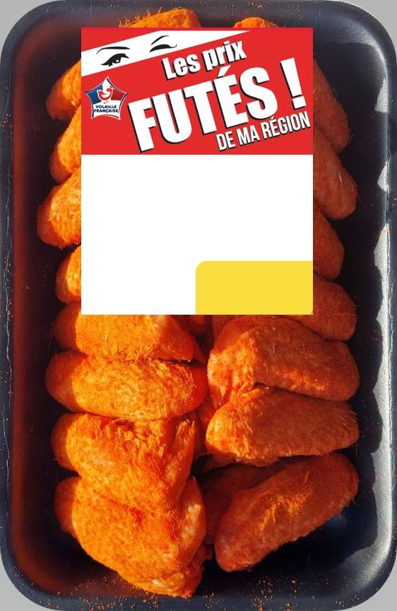 Aile poulet Prix Futés : photo du produit rappelé le 13/08/2022