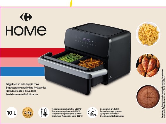Air fryer 10l Carrefour Home : photo 2 sur 2 du produit rappelé le 28/12/2025