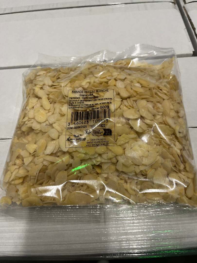 Amande effilee blanche La Noix Gaillarde : photo du produit rappelé le 08/03/2024