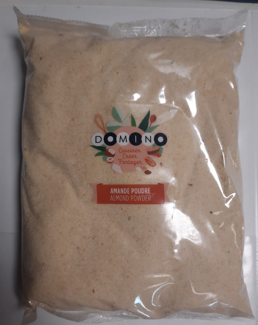 Amande poudre Domino : photo du produit rappelé le 04/06/2024