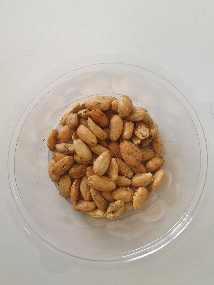 Amandes emondees thym romarin goût thym romarin : photo du produit rappelé le 07/05/2024