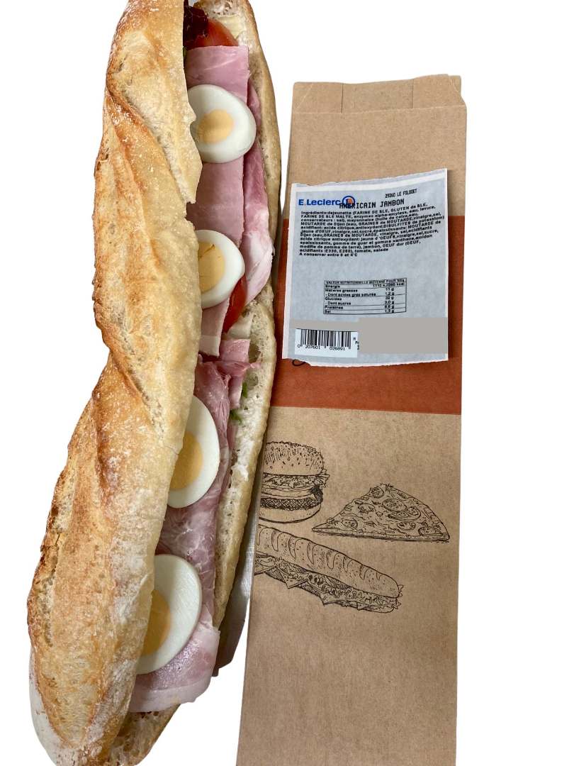 Américain jambon : photo du produit rappelé le 25/07/2022