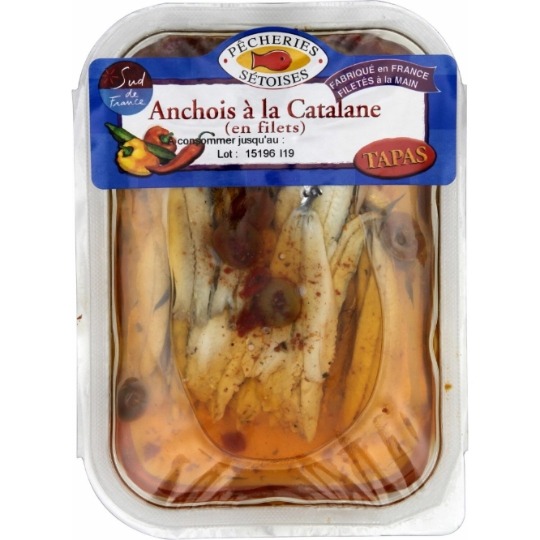 Anchois marinées Pêcheries Sétoises : photo 2 sur 2 du produit rappelé le 19/08/2026
