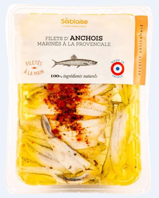 Anchois marinés au bouquet de provence La Sablaise : photo du produit rappelé le 08/10/2021