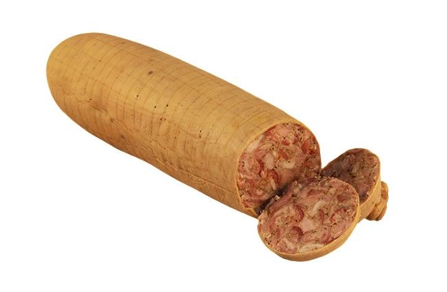 Andouille du pays basque vendu au rayon charcuterie coupe du magasin : photo du produit rappelé le 19/07/2024