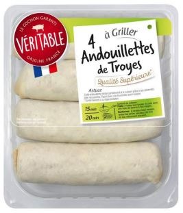 Andouillettes de troyes Véritable : photo du produit rappelé le 06/12/2022