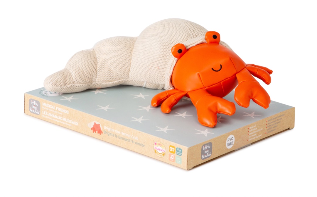 Animal musical brigitte le bernard l'hermite Little Big Friends : photo du produit rappelé le 24/08/2022