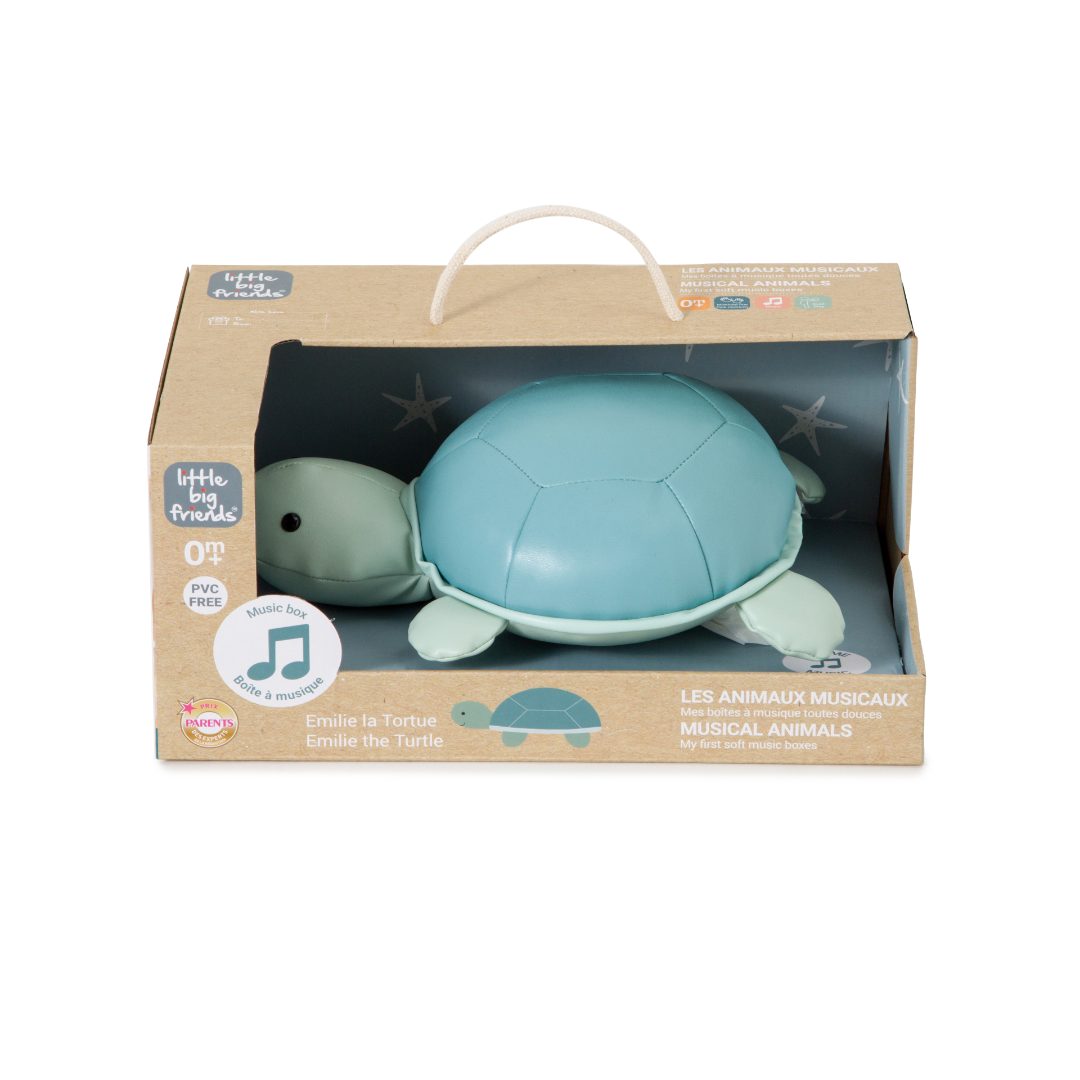 Animal musical emilie la tortue Little Big Friends : photo du produit rappelé le 26/09/2022