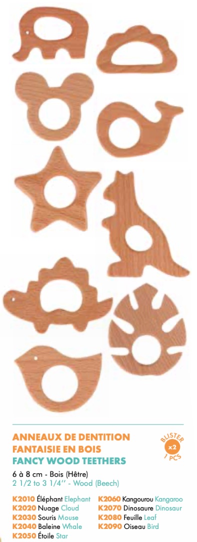 Anneaux de dentition et attaches tetines Bohin France : photo 2 sur 5 du produit rappelé le 12/04/2024
