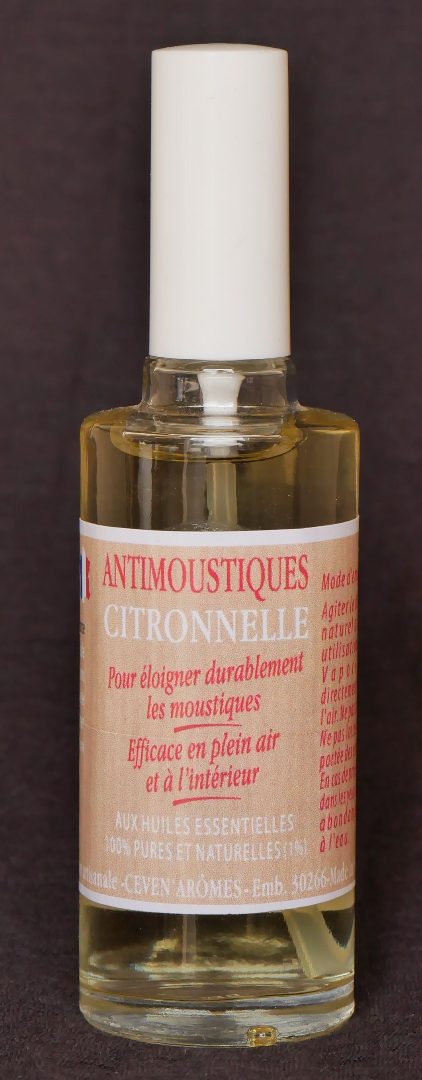 Antimoustiques citronnelle Ceven Aromes : photo du produit rappelé le 12/08/2021