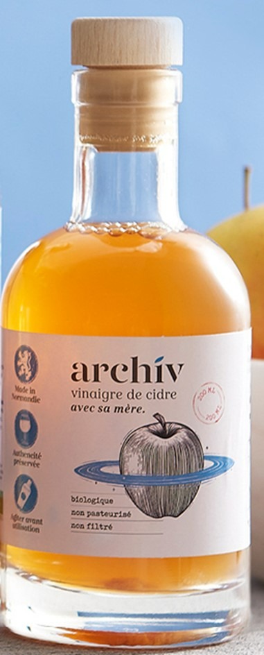 Archiv vinaigre de cidre avec sa mère : photo du produit rappelé le 19/12/2022
