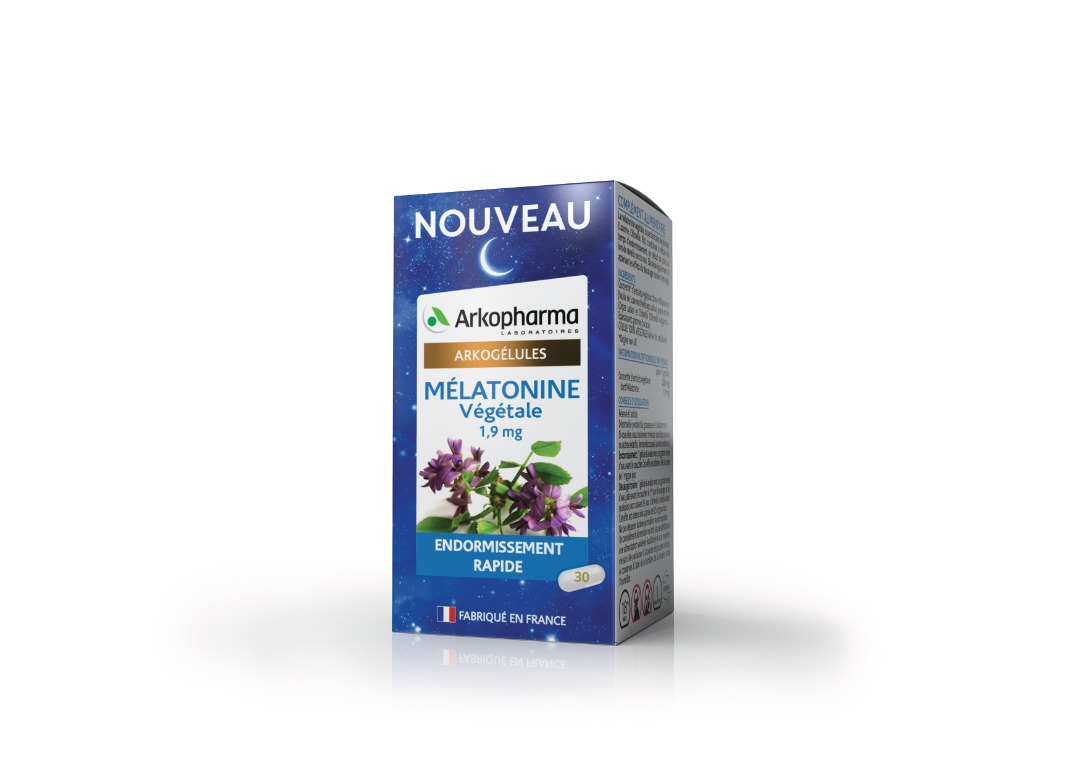 Arkogélules® mélatonine végétale (30 gél.) Arkopharma : photo du produit rappelé le 19/10/2021