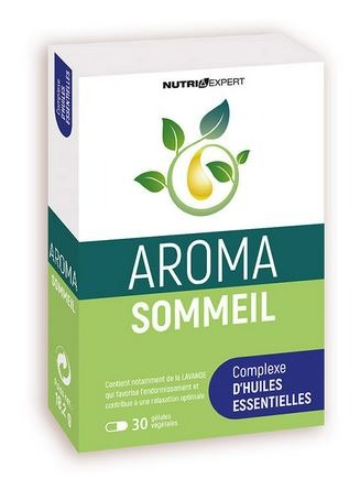 Aroma sommeil 30 gélules Nutriexpert : photo du produit rappelé le 17/12/2021