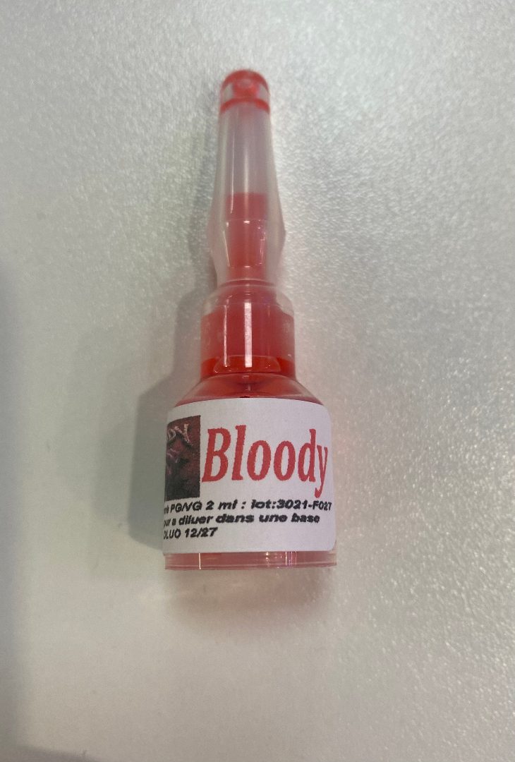 Arôme bloody : photo 2 sur 2 du produit rappelé le 14/04/2026