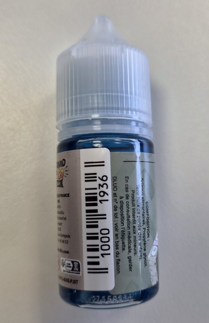 Arôme concentré pour cigarette électronique walter 30 ml Les Indétrônables : photo 2 sur 2 du produit rappelé le 25/08/2026