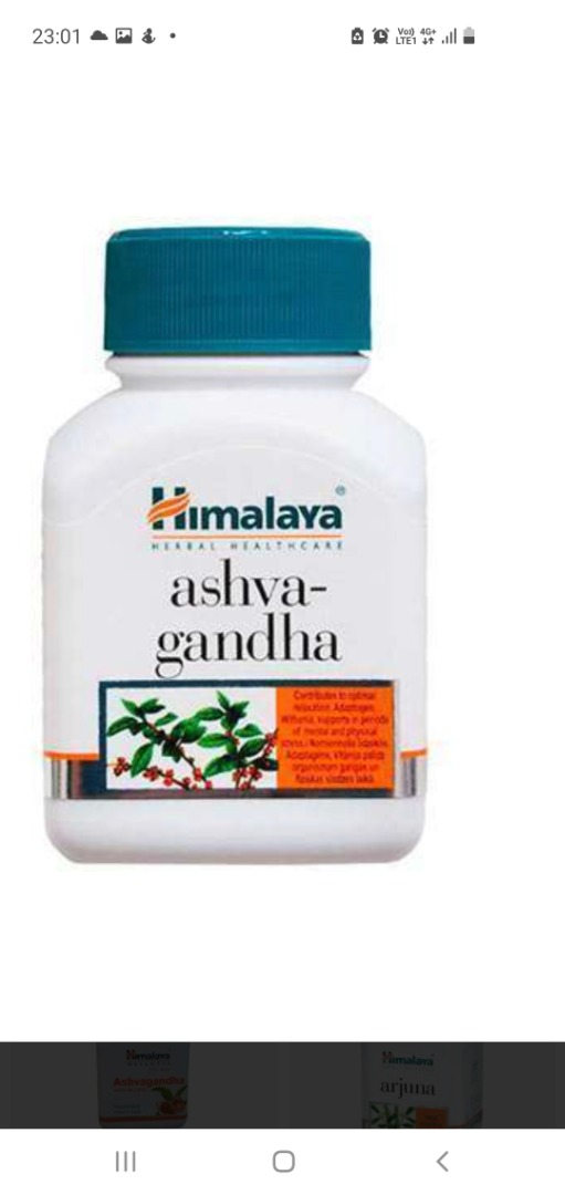 Ashvagandha himalaya herbals : photo du produit rappelé le 23/09/2021