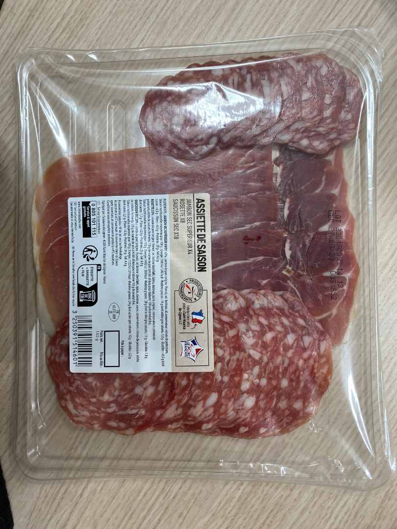 Assiette de saison Producteurs & Commercants : photo du produit rappelé le 18/01/2023