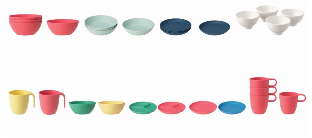 Assiettes, bols et tasses heroisk et talrika Ikea : photo du produit rappelé le 18/05/2021