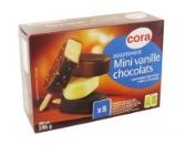 Assortiment mini vanille/chocolats x8 360 ml - 246 g Cora : photo du produit rappelé le 15/12/2021