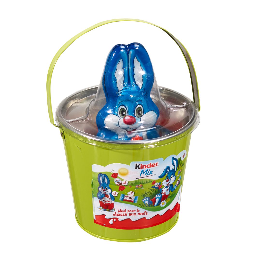 Assortiments de différents produits kinder : photo du produit rappelé le 08/04/2022