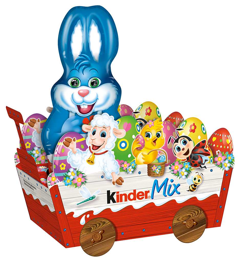 Assortiments de différents produits kinder : photo du produit rappelé le 11/04/2022