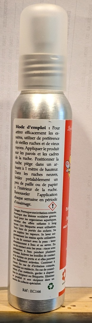 Attire essaim - parfum aristée - spray de 100ml Icko Apiculture : photo 2 sur 2 du produit rappelé le 12/03/2025