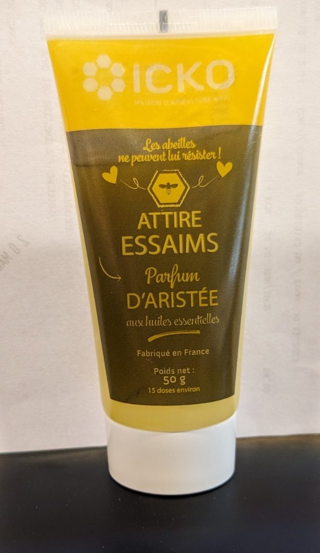 Attire essaim - parfum aristée - tube de 50g Icko Apiculture : photo du produit rappelé le 12/03/2025